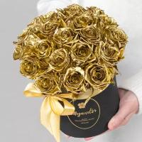 Цветы золотые розы купить в Москве недорого, каталог товаров по низким ценам в интернет-магазинах с доставкой