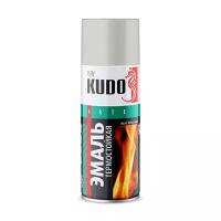 Эмаль KUDO термостойкая, черный, 520 мл