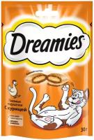 Лакомство для кошек Dreamies с курицей